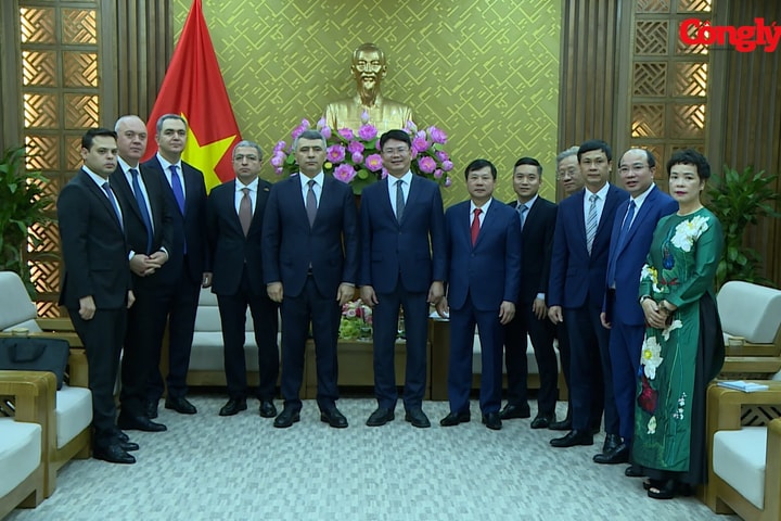 Thứ trưởng Bộ Tư pháp Nguyễn Thanh Tịnh tiếp Chánh án Tòa án tối cao Azerbaijan