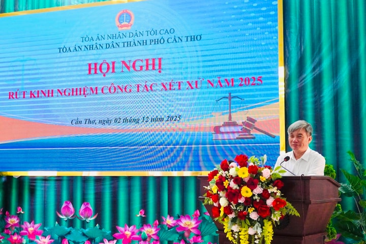 TAND TP Cần Thơ tổ chức Hội nghị rút kinh nghiệm công tác xét xử năm 2025