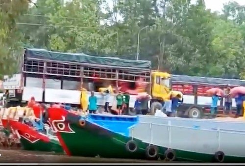 Bến bãi trái phép vẫn tiếp tục hoạt động sau 3 lần bị lập biên bản vi phạm
