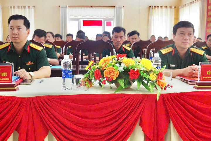 Trung đoàn 719 tổ chức Hội nghị Quân chính năm 2025