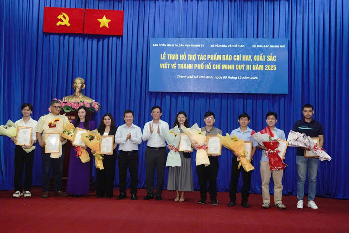 TP.HCM tuyên dương 70 tác phẩm báo chí xuất sắc Quý III