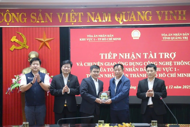 TAND tỉnh Quảng Trị: Tiếp nhận tài trợ và chuyển giao ứng dụng CNTT, thúc đẩy chuyển đổi số