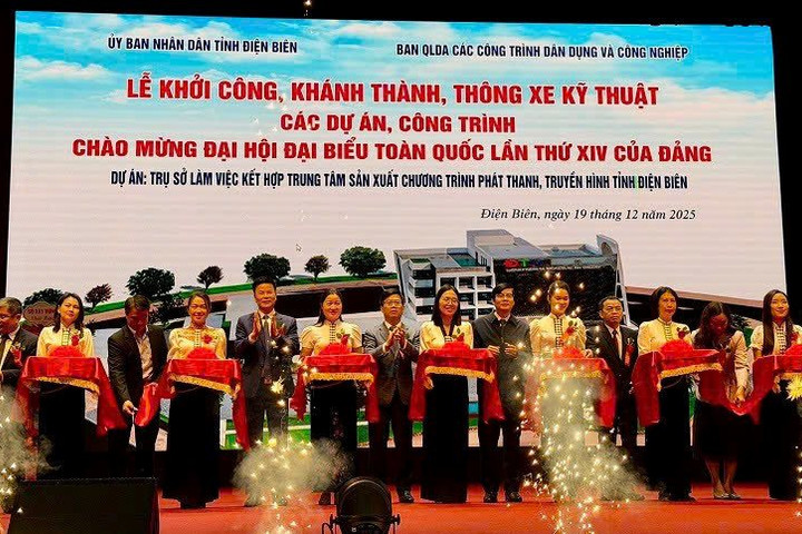Điện Biên khánh thành các dự án chào mừng Đại hội Đảng