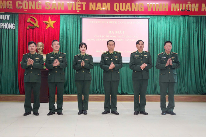 Biên phòng Hải Phòng ra mắt 5 câu lạc bộ tiếng Anh tại cửa khẩu cảng