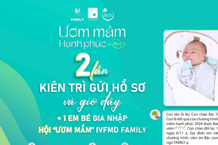 Hỗ trợ 100% chi phí thụ tinh trong ống nghiệm cho các cặp vợ chồng khó khăn khu vực miền Trung - Tây Nguyên