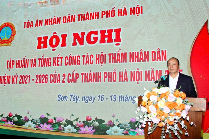 TAND TP. Hà Nội: Nâng cao vai trò Hội thẩm nhân dân, đáp ứng yêu cầu xét xử trong tình hình mới