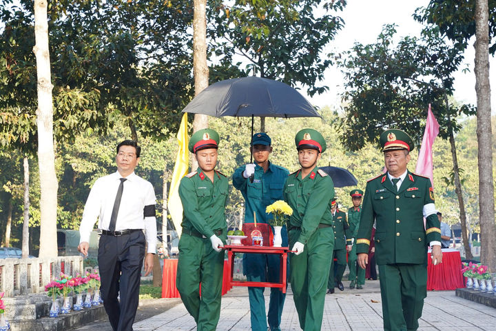 Tây Ninh: Tổ chức Lễ viếng, truy điệu 183 hài cốt liệt sỹ hy sinh tại Campuchia