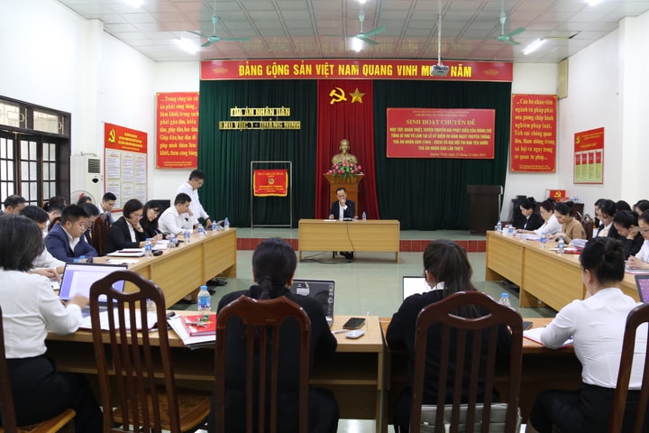 TAND khu vực 1 - Quảng Ninh quán triệt chỉ đạo của Tổng Bí thư Tô Lâm đối với ngành Tòa án