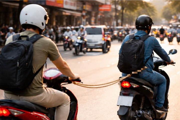 Từ thực tế kéo, đẩy phương tiện trên đường đến yêu cầu tuân thủ quy định giao thông