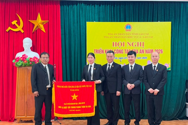 TAND khu vực 4 - Lào Cai: Hoàn thành xuất sắc nhiệm vụ năm 2025, vinh dự được tặng Cờ thi đua của Chính phủ