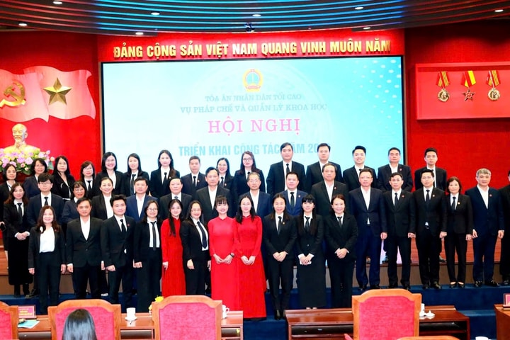 Vụ Pháp chế và Quản lý khoa học TANDTC tổ chức Hội nghị triển khai công tác năm 2026
