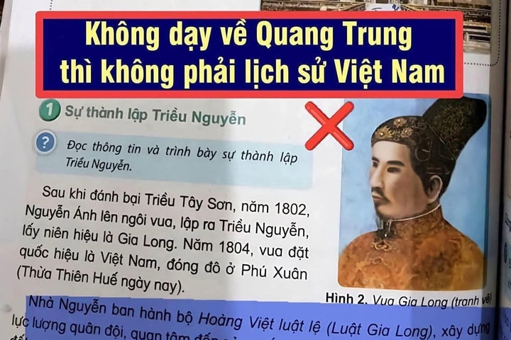 Bộ GD&ĐT đề nghị xử lý việc phát tán thông tin thất thiệt, xuyên tạc nội dung lịch sử trong SGK
