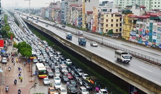 Tạm cấm xe tải trên 10 tấn lưu thông trên Vành đai 3 trên cao