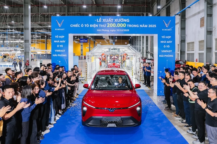 VinFast Hải Phòng xuất xưởng chiếc ô tô điện thứ 200.000 trong năm