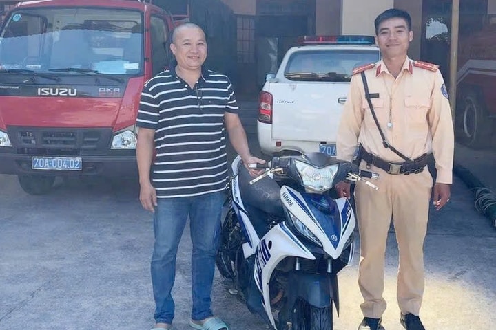 Hy hữu, xe máy mất trộm gần 12 năm trở về với chủ