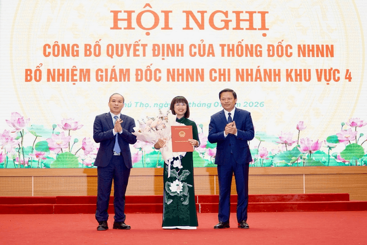 Bổ nhiệm Giám đốc Ngân hàng Nhà nước Chi nhánh khu vực 4