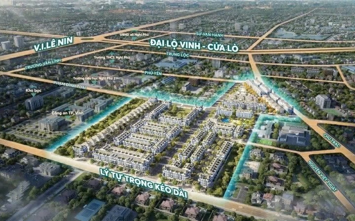 Đến với khu đô thị thượng lưu mang dấu ấn Eurowindow Holding tại Nghệ An