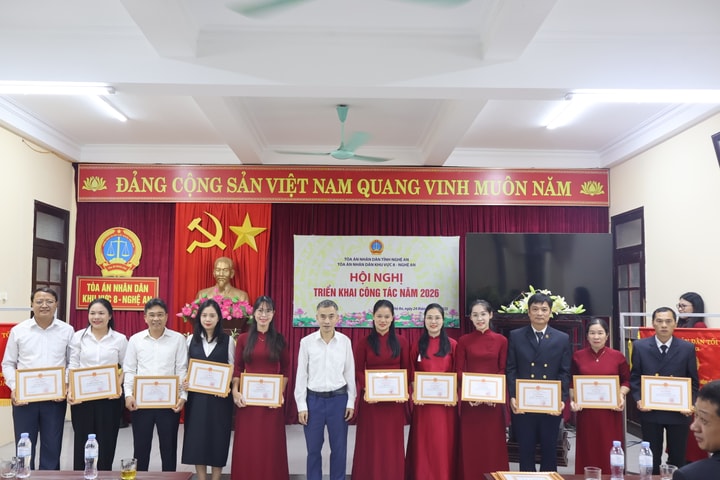 TAND khu vực 8 - Nghệ An hoàn thành xuất sắc nhiệm vụ năm 2025