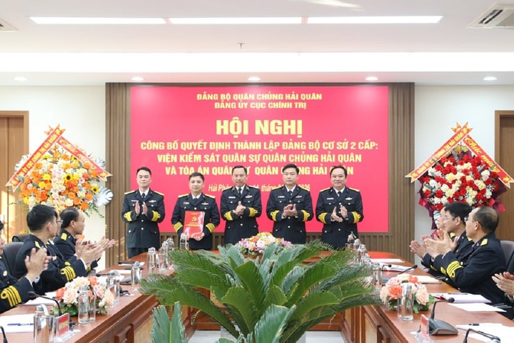 Thành lập Đảng bộ cơ sở hai cấp Viện Kiểm sát quân sự, Tòa án quân sự Hải quân