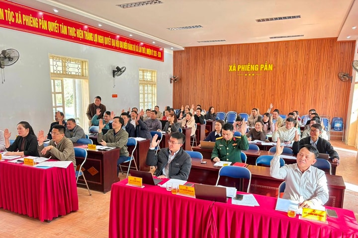 Chính quyền, nhân dân xã Phiêng Pằn gửi trọn niềm tin vào Đảng