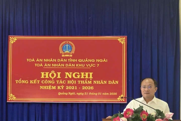 TAND khu vực 7 - Quảng Ngãi tổng kết công tác Hội thẩm nhân dân