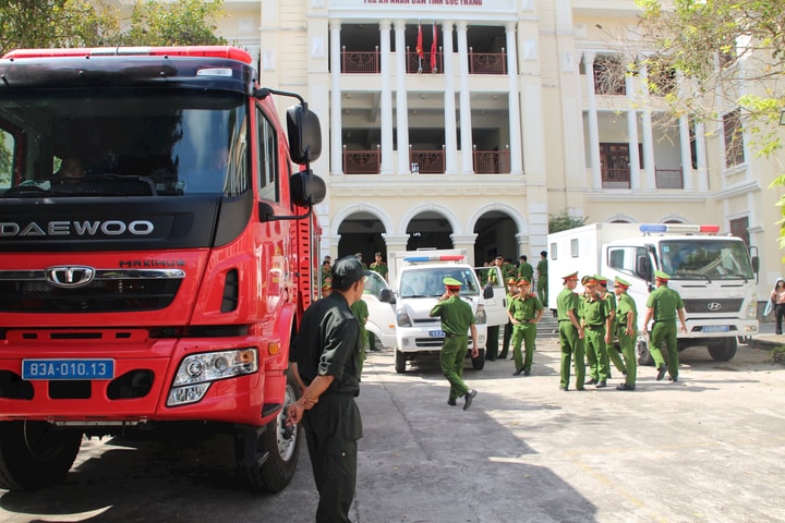 Công an TP. Cần Thơ đảm bảo an ninh phiên tòa xét xử vụ án tín dụng đen