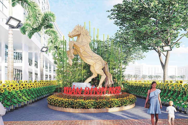 Hội hoa xuân Phú Mỹ Hưng 2026 với khát vọng hội nhập