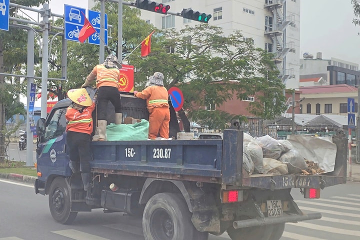 Hải Phòng: Xử lý nghiêm xe chở rác thải chưa phân loại từ ngày 1/4