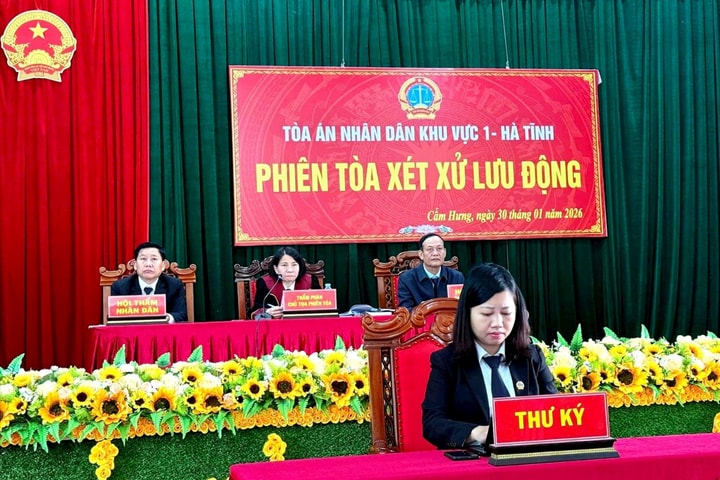 TAND khu vực 1 – Hà Tĩnh xét xử lưu động 3 vụ án hình sự