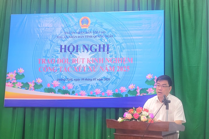 TAND tỉnh Quảng Ngãi tổ chức Hội nghị trao đổi, rút kinh nghiệm trong công tác xét xử