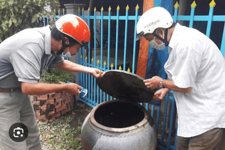 Tăng cường diệt lăng quăng, bọ gậy phòng sốt xuất huyết