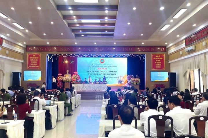 TAND khu vực 14 – TP.HCM: Triển khai công tác năm 2026, ký kết quy chế phối hợp liên ngành