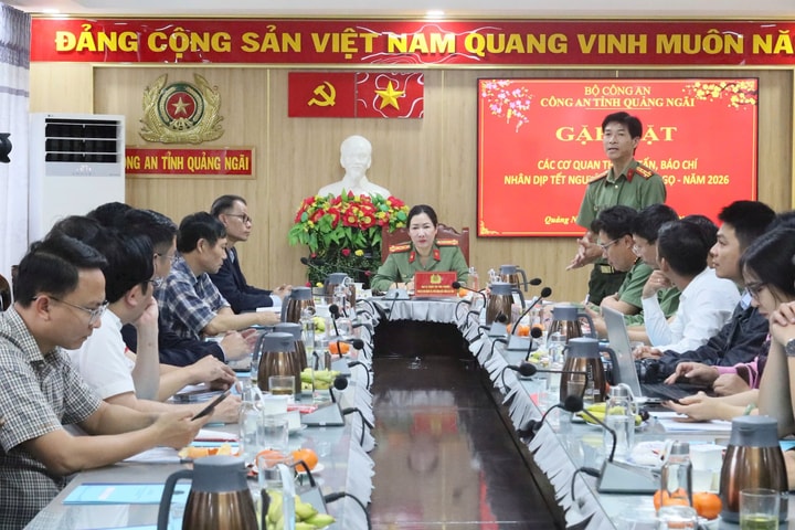 Công an tỉnh Quảng Ngãi phát huy hiệu quả phối hợp với báo chí