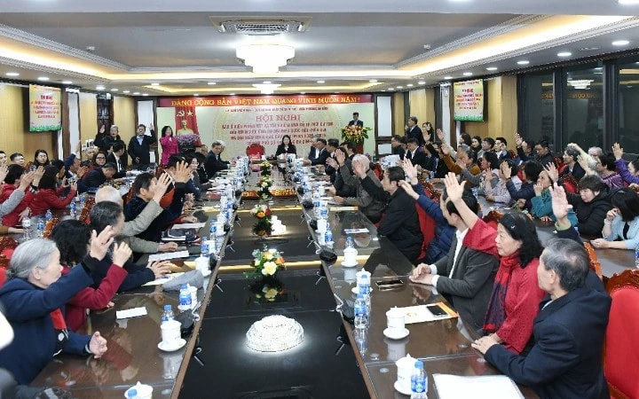 Tổng Bí thư dự Hội nghị lấy ý kiến cử tri nơi cư trú đối với người ứng cử đại biểu Quốc hội khóa XVI