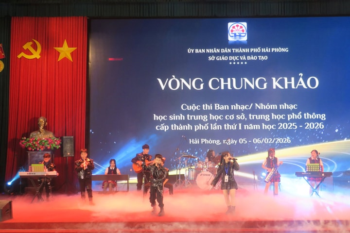55 ban nhạc học sinh Hải Phòng tranh tài vòng chung khảo lần thứ nhất