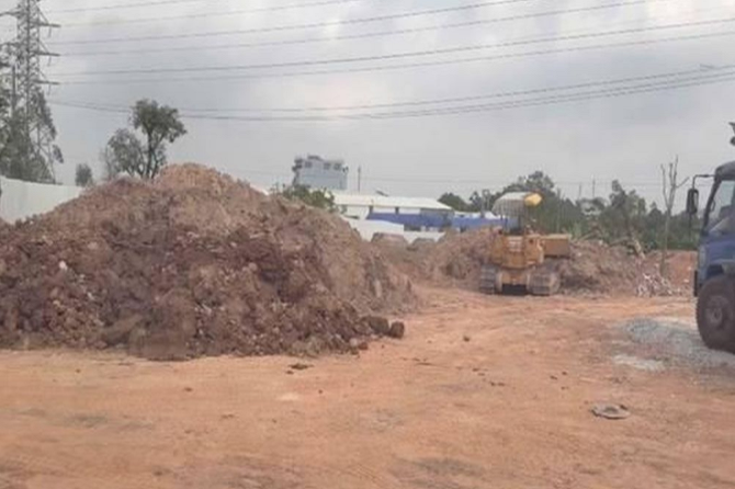 Phát hiện vụ đổ trái phép hơn 133 tấn chất thải xây dựng tại Phú Thọ