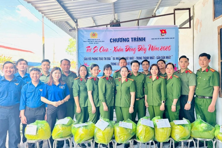 Phòng Kỹ thuật hình sự trao 150 phần quà “Tết sẻ chia – Xuân đong đầy”
