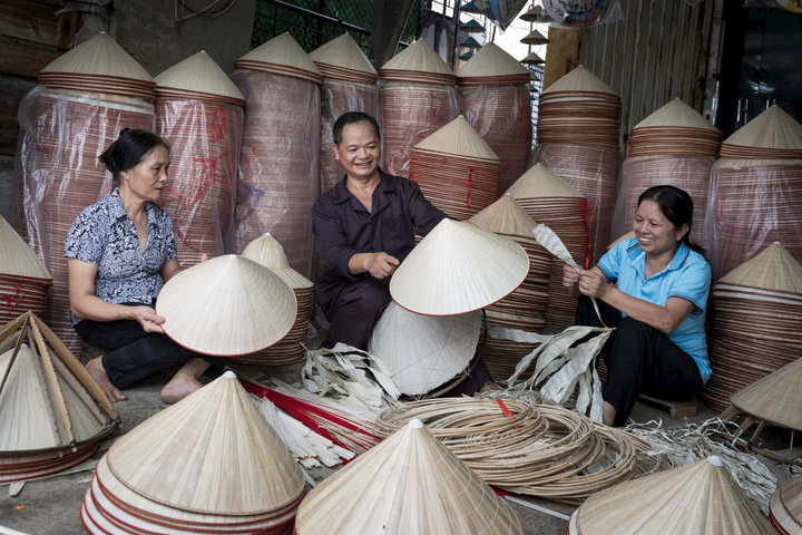 Làng Chuông: Nét xuân bình yên giữa miền nón lá