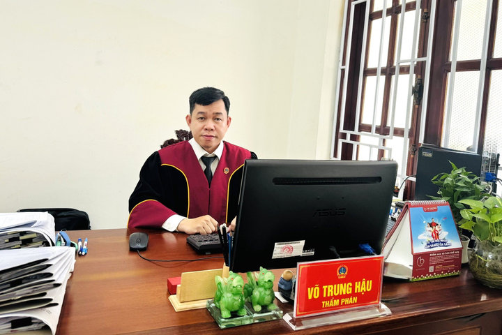 Thẩm phán Võ Trung Hậu: Sáng kiến góp phần nâng cao hiệu quả giải quyết án