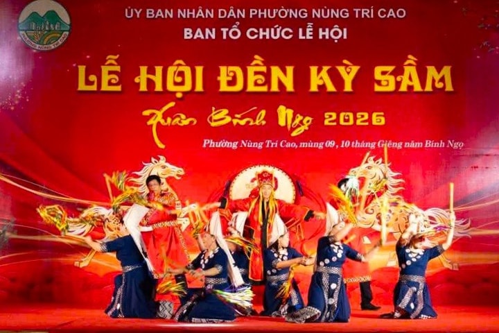 Khai hội Đền Kỳ Sầm, tưởng nhớ anh hùng dân tộc Nùng Trí Cao