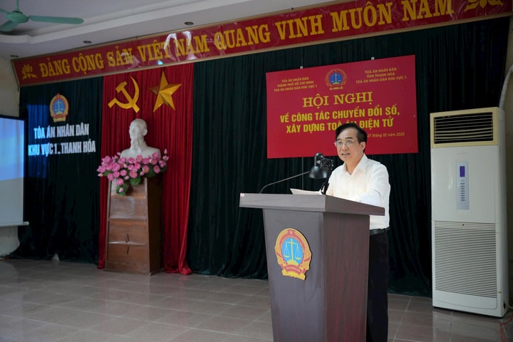 Đẩy mạnh chuyển đổi số, hướng tới xây dựng mô hình Tòa án điện tử