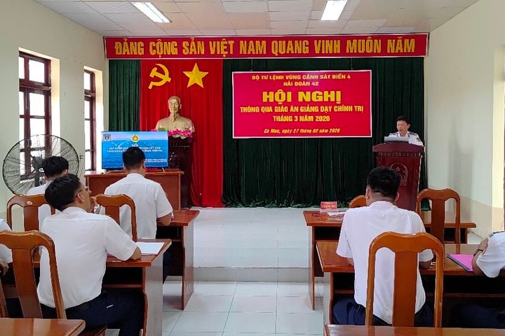 Hải đoàn 42 tích cực, chủ động chuẩn bị cho công tác huấn luyện năm 2026