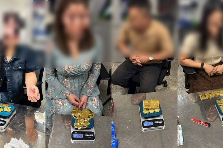 Phát hiện 12,3kg vàng nghi nhập lậu qua sân bay Nội Bài