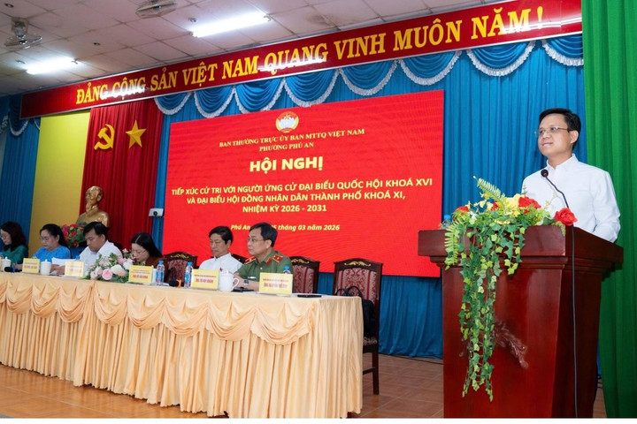 Ứng cử viên ĐBQH Nguyễn Thế Duy: Lắng nghe và kiến nghị giải quyết vấn đề cử tri quan tâm