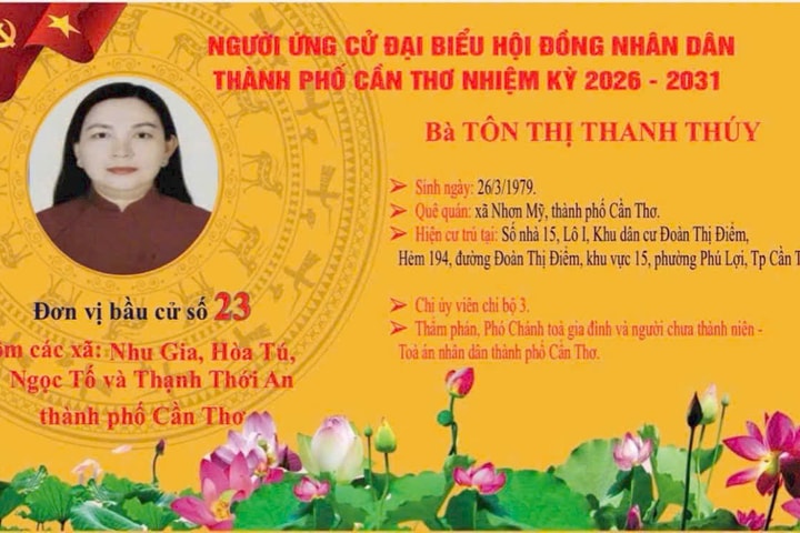 Thẩm phán Tôn Thị Thanh Thúy: Lắng nghe cử tri, bảo vệ quyền lợi chính đáng của người dân