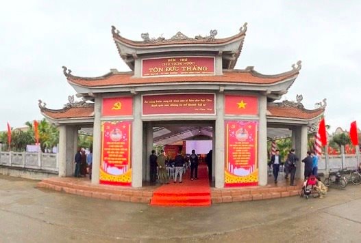 Trang trọng Lễ khai bút tại khu lưu niệm Chủ tịch nước Tôn Đức Thắng