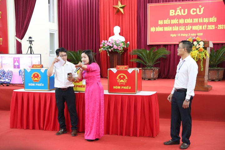 Thanh Hóa diễn tập mẫu quy trình bỏ phiếu bầu cử