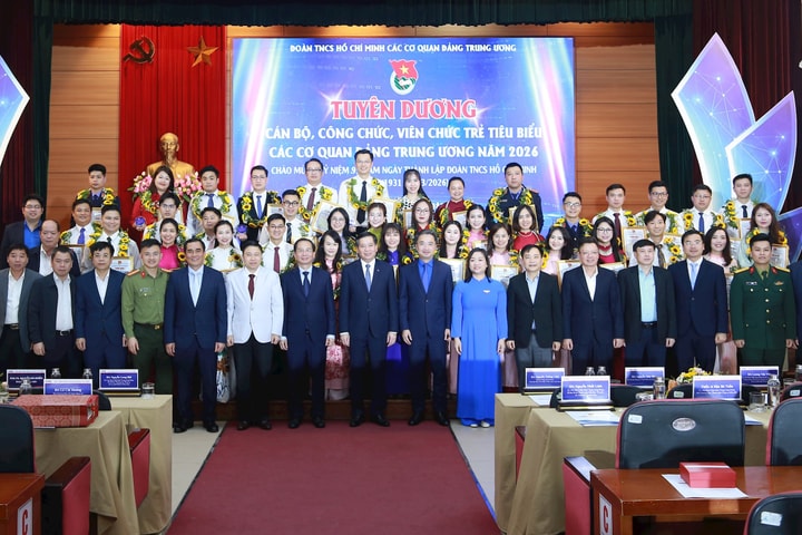 Tuyên dương cán bộ, công chức, viên chức trẻ tiêu biểu các cơ quan Đảng Trung ương năm 2026