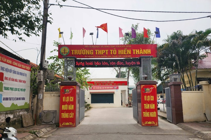 Hiệu trưởng Trường THPT Tô Hiến Thành lên tiếng sau ồn ào sửa điểm