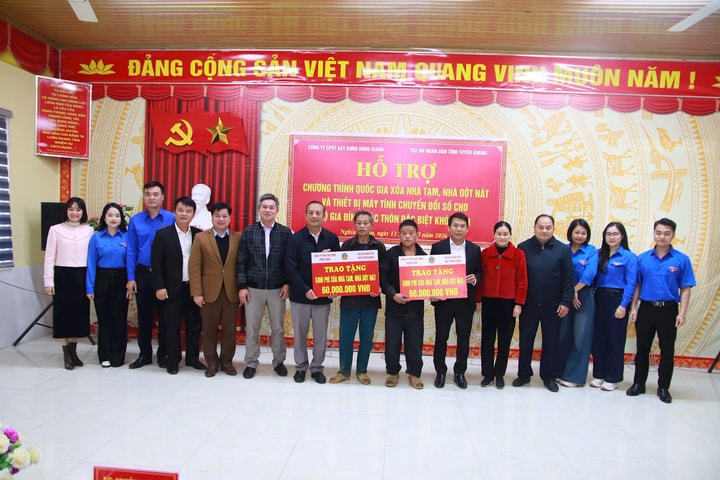 TAND tỉnh Tuyên Quang chung tay xóa nhà tạm, nhà dột nát